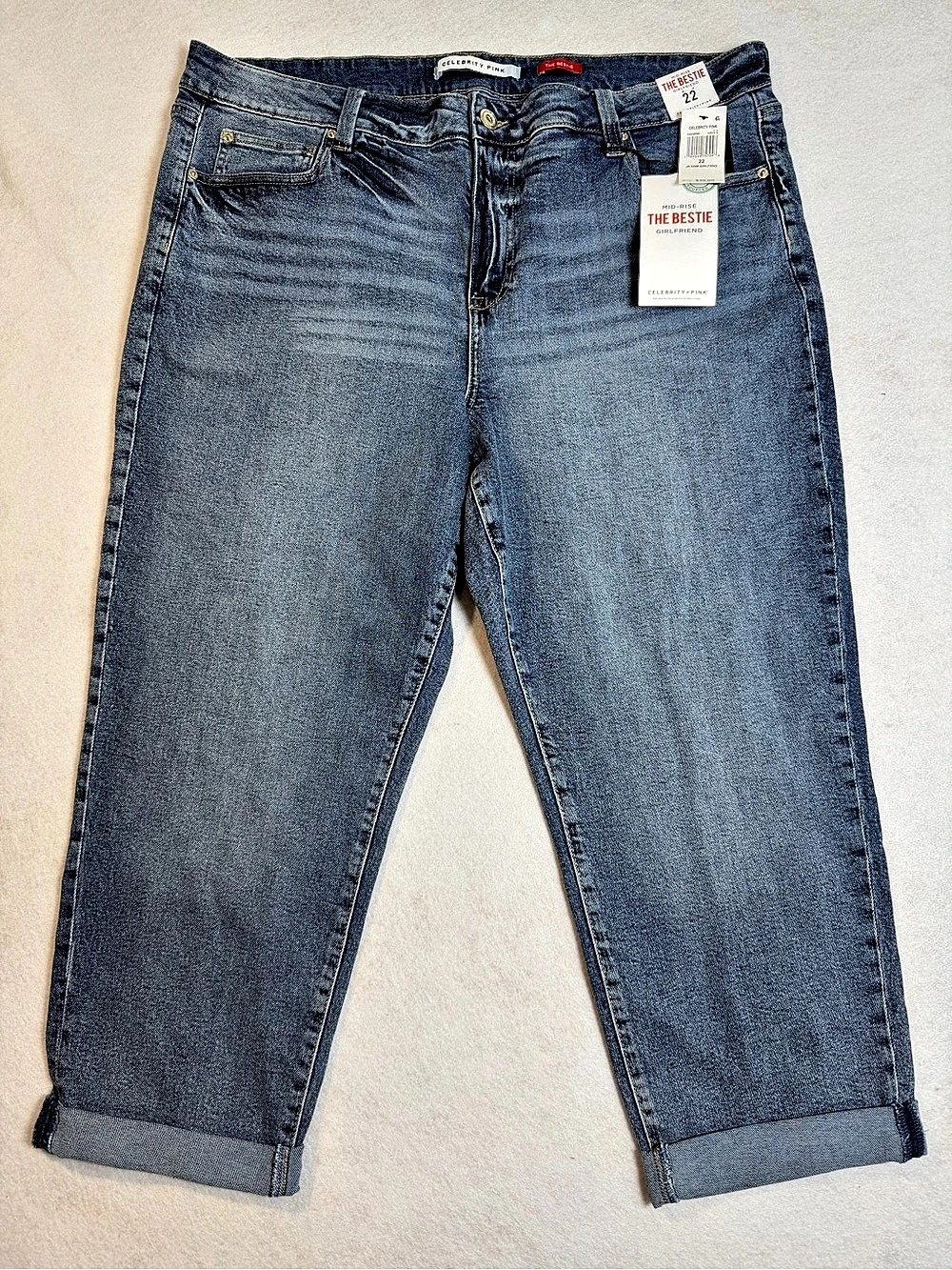 Celebrity Pink The Bestie Girlfriend Girls 22 Blue Girlfriend Jeans NWT